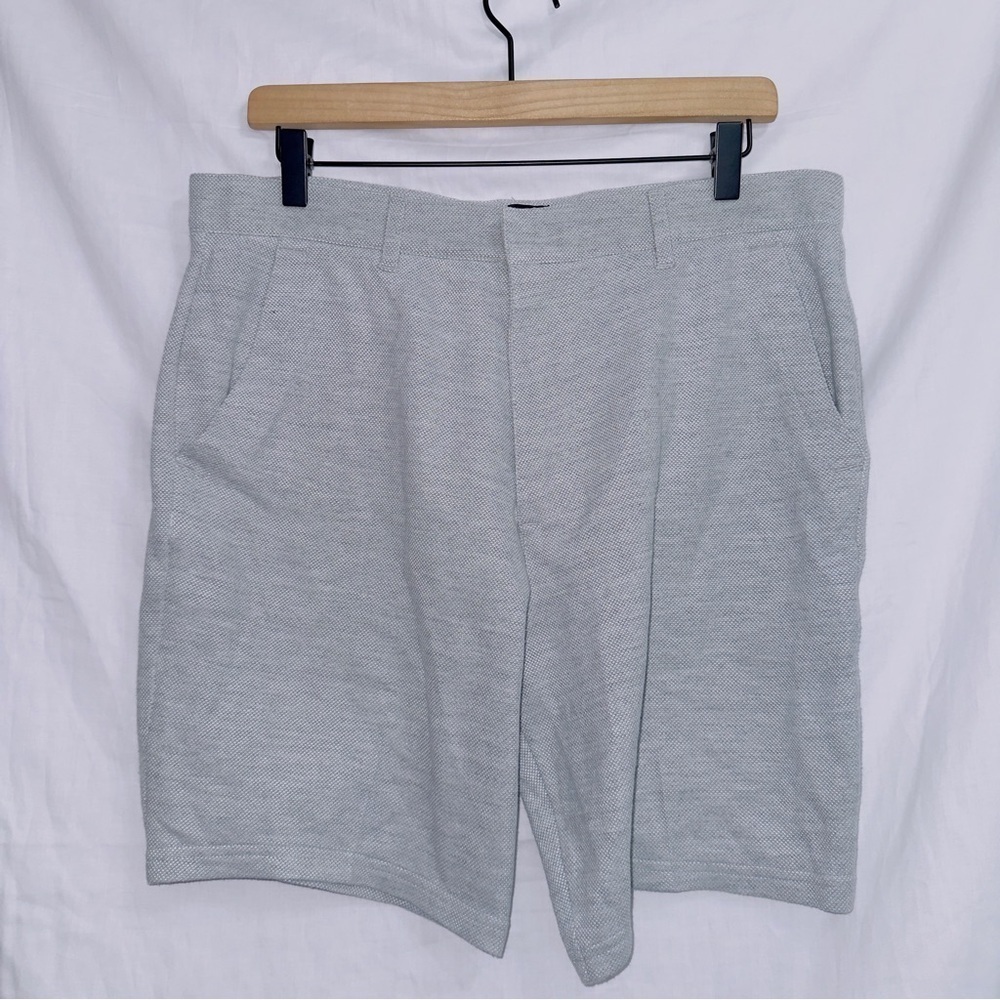 Men's River Island Gray Flat Front Sweat Shorts size medium